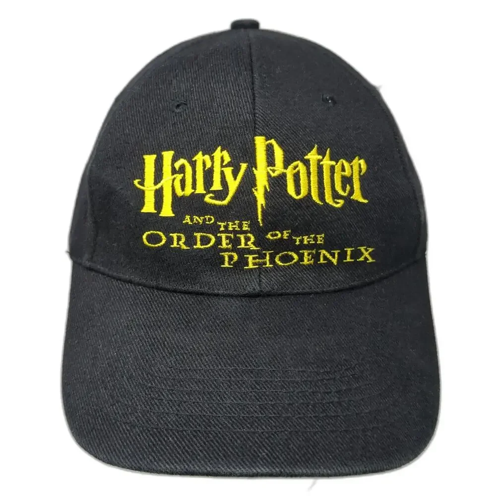 Scholastic Harry Potter Order of the Phoenix Black One Size Baseball Cap Hat